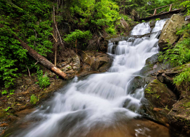 Hidden Waterscape: The Brook Walk &amp; Seven Waterfalls of Castle in the Clouds